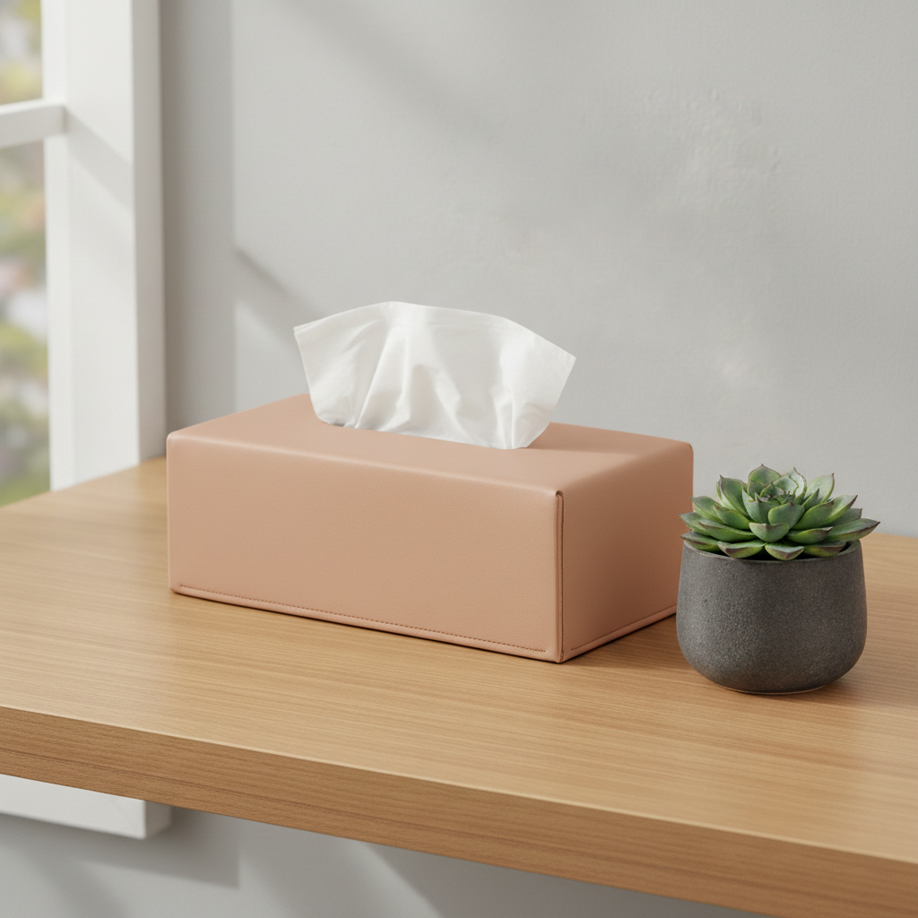 Caja pañuelos rectangular