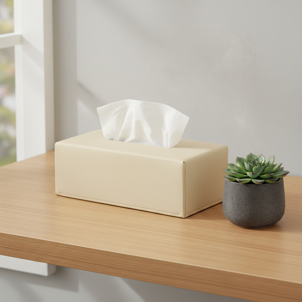 Caja pañuelos rectangular