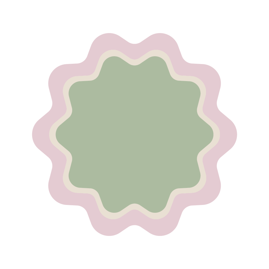 Round coaster with waves (x1)