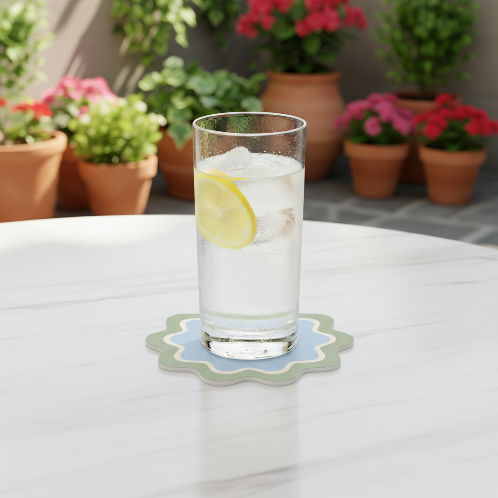 Round coaster with waves (x1)