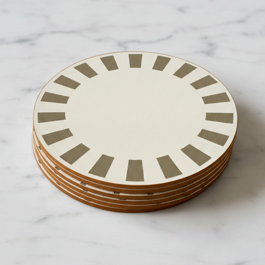 Soleil round coaster (x1)