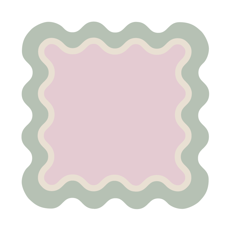 Posavasos cuadrado Ondas (x1)