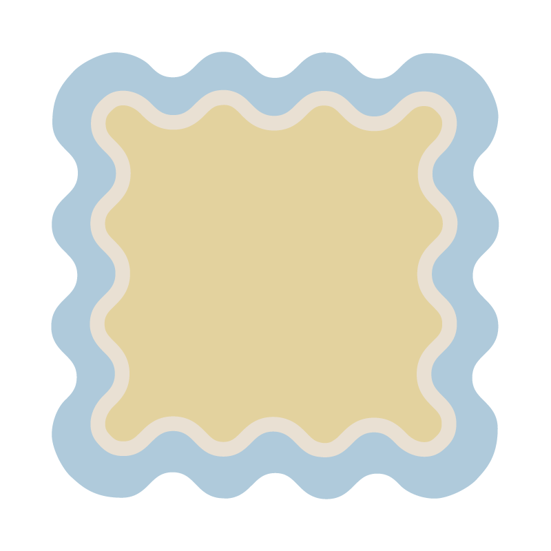 Posavasos cuadrado Ondas (x1)