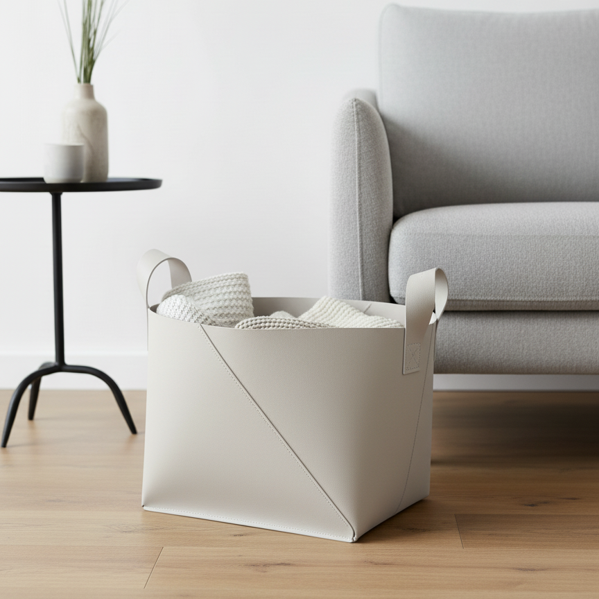 Basket with handles