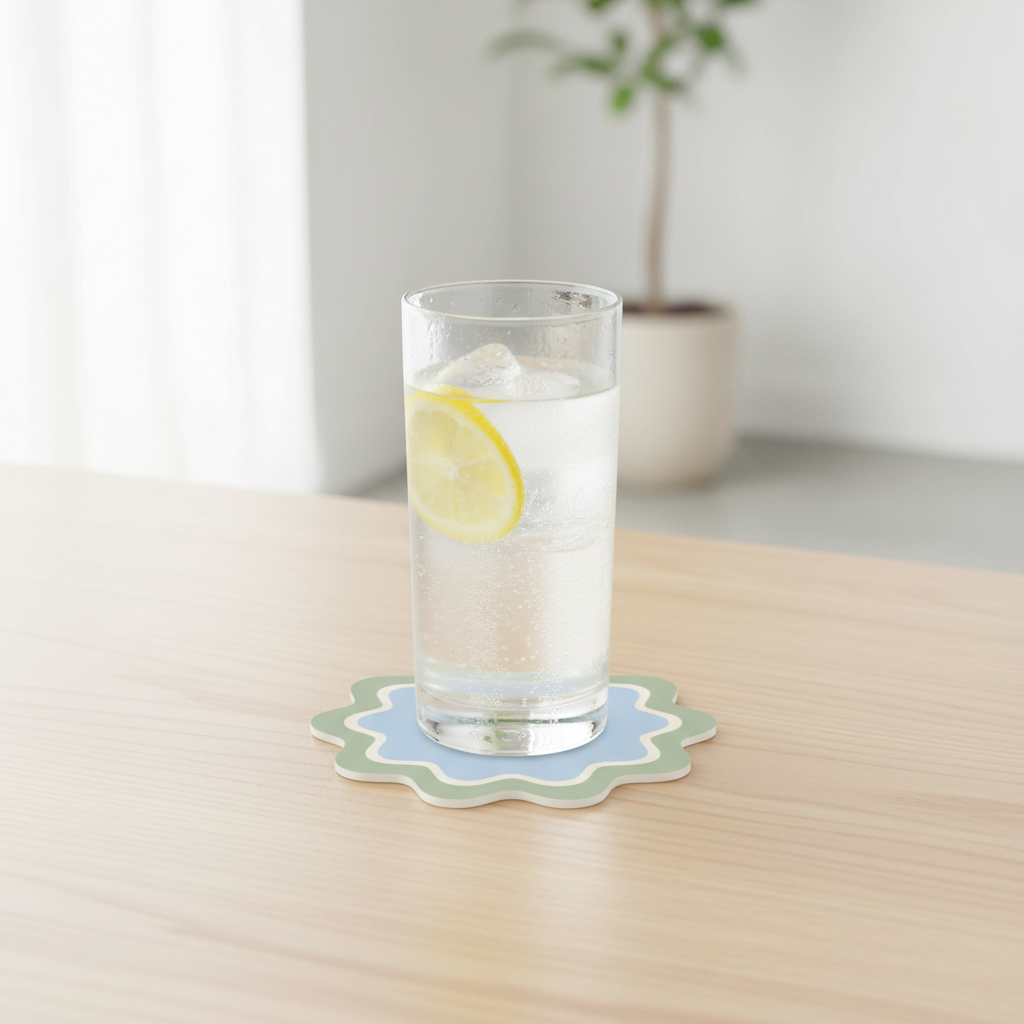 Round coaster with waves (x1)