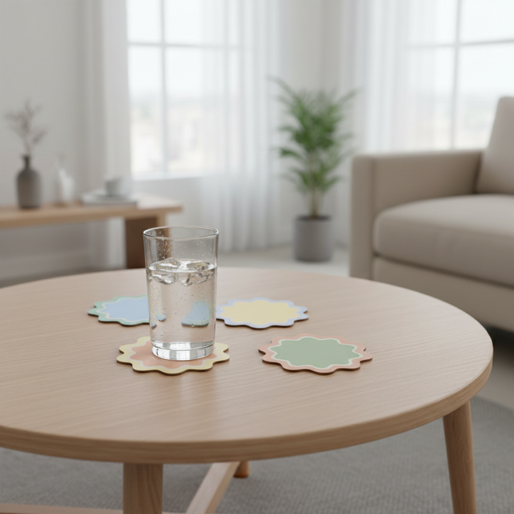 Posavasos redondo Ondas (x1)