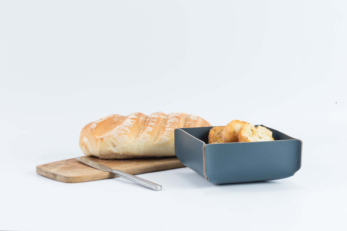 Canasta Ruca Cuadrada S Majolica Blue