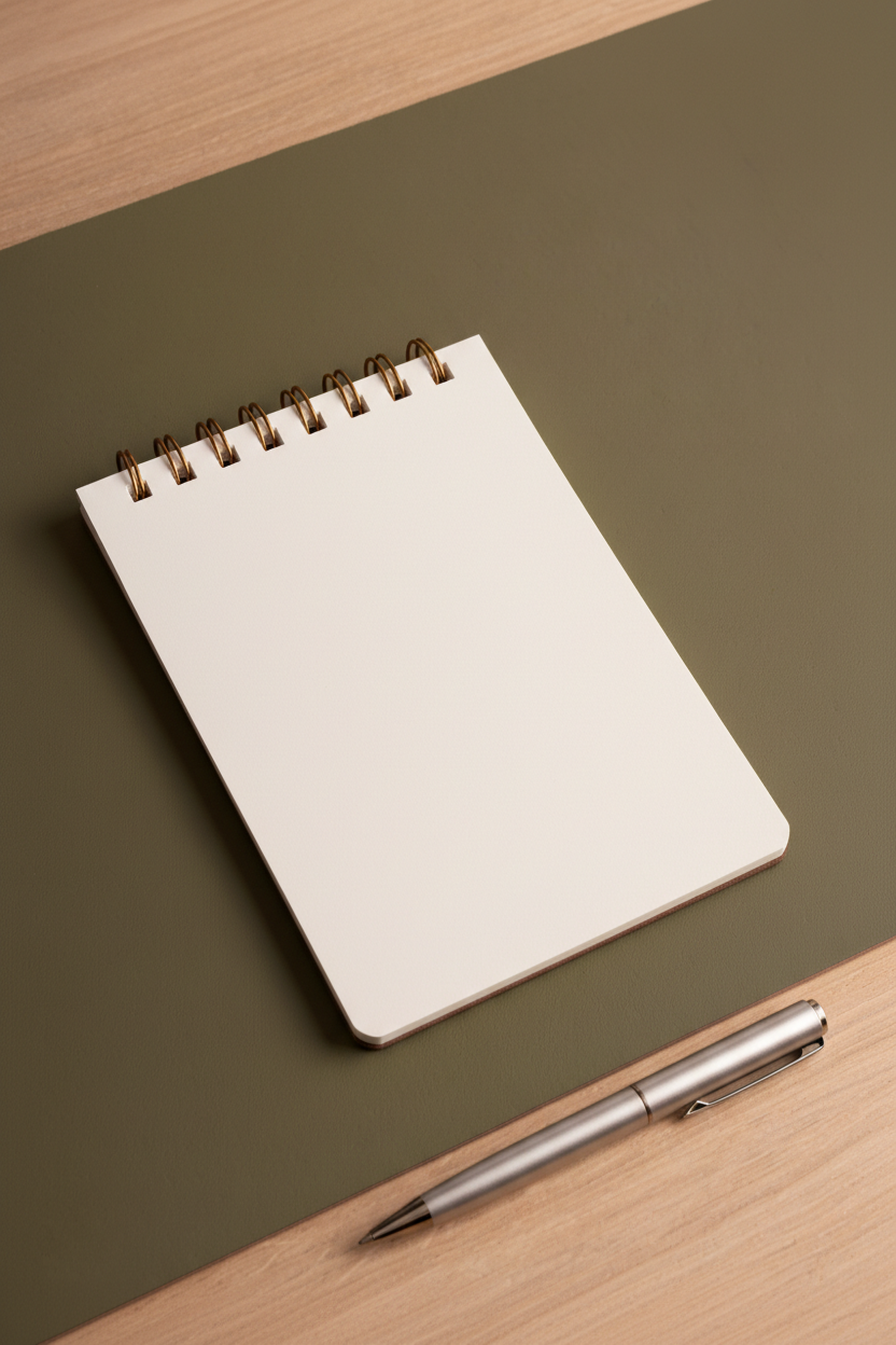 Studio A6 Plain Notepad