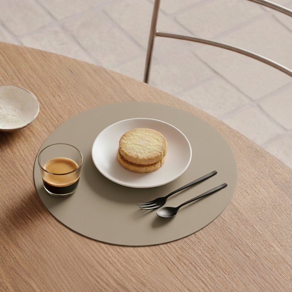 Mantel individual redondo