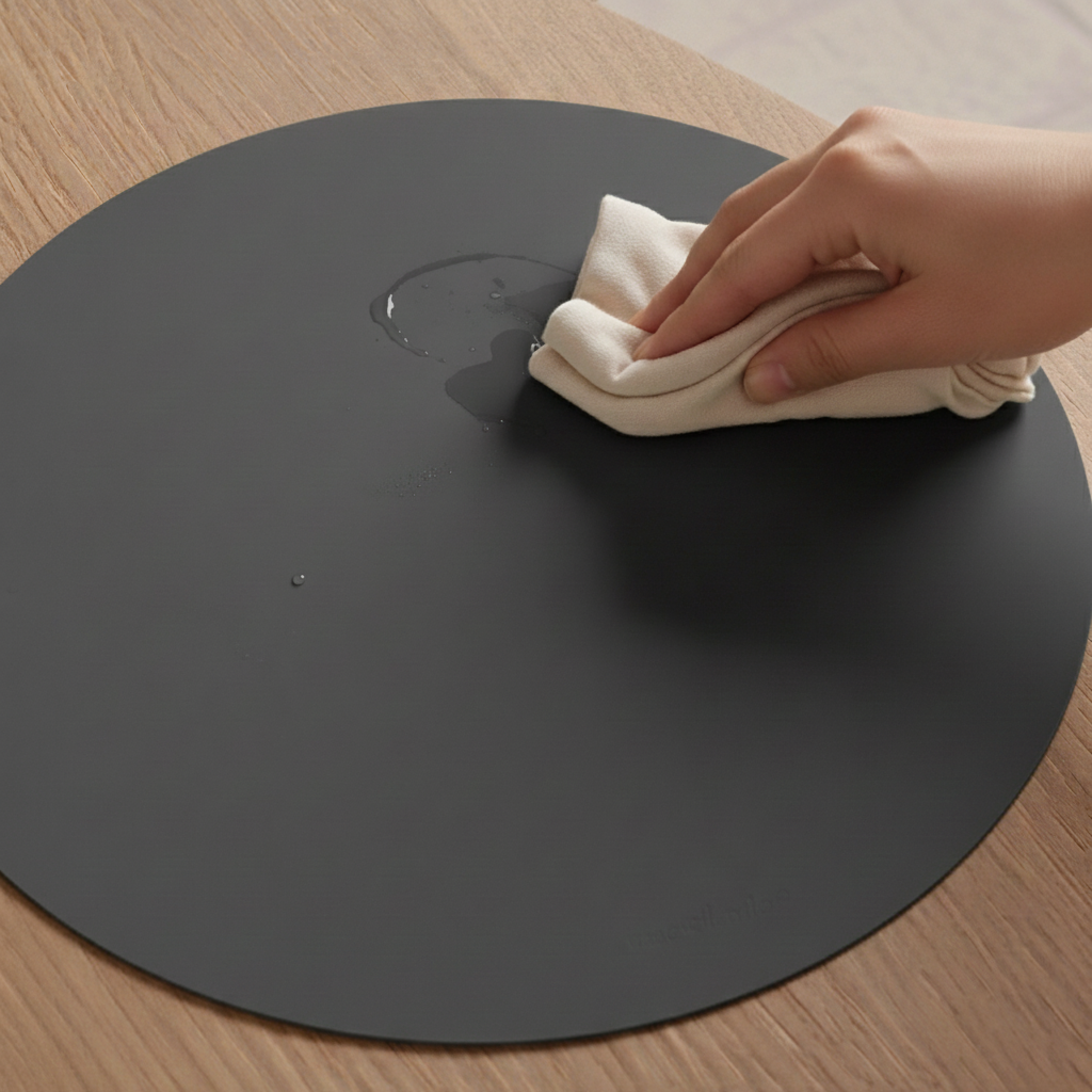 Mantel individual redondo Grafite