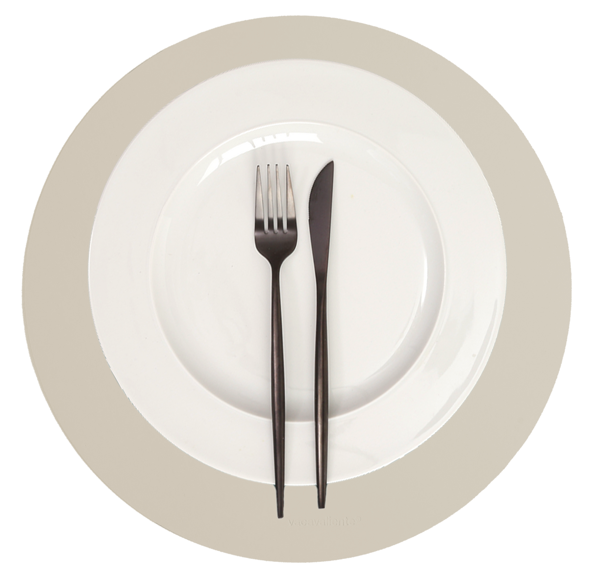 Mantel individual redondo