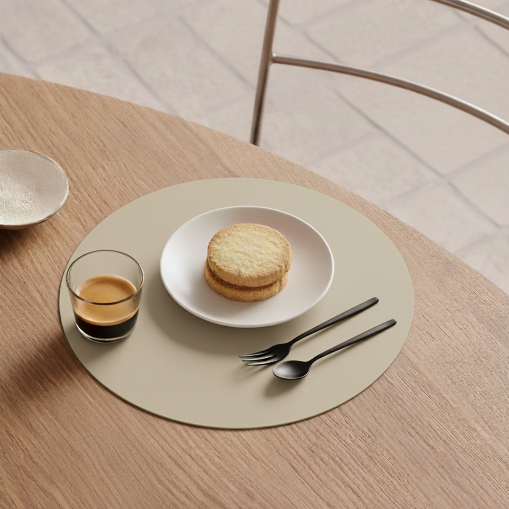 Mantel individual redondo