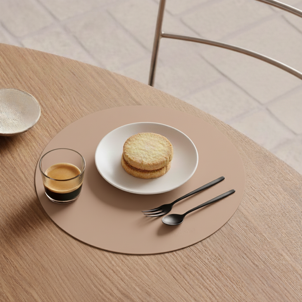 Mantel individual redondo