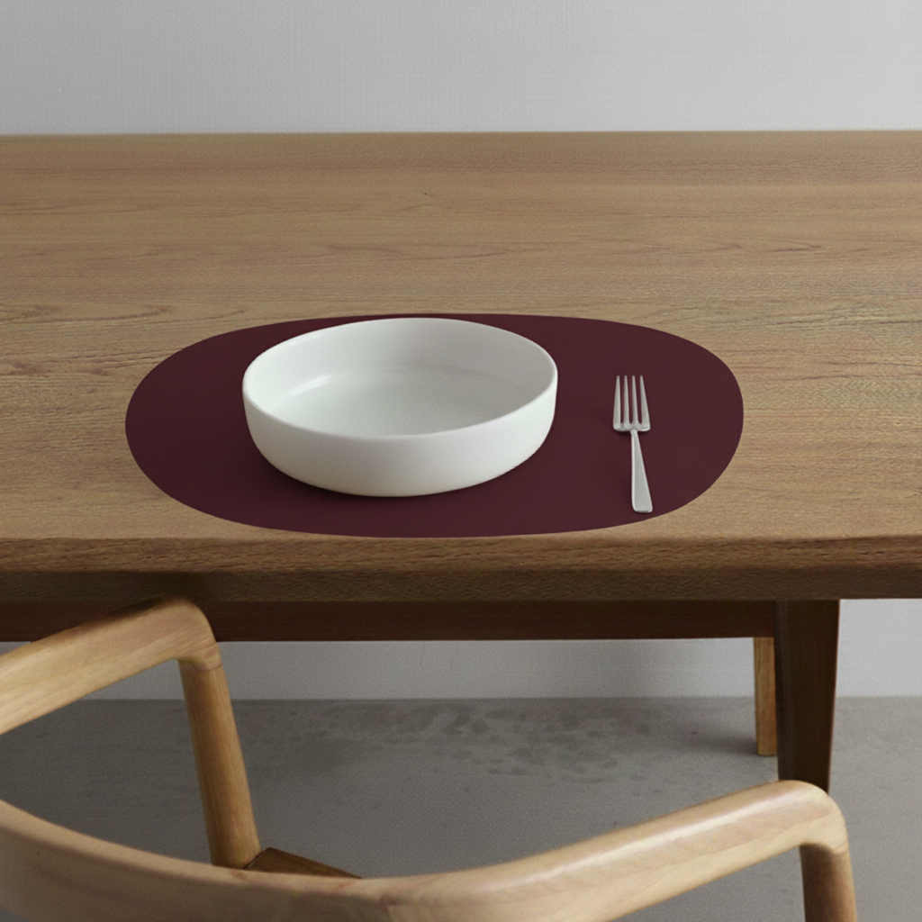 Mantel individual ovalado