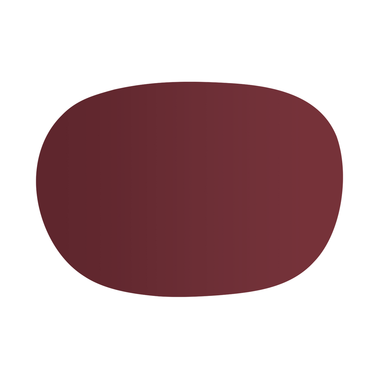 Mantel individual ovalado Merlot