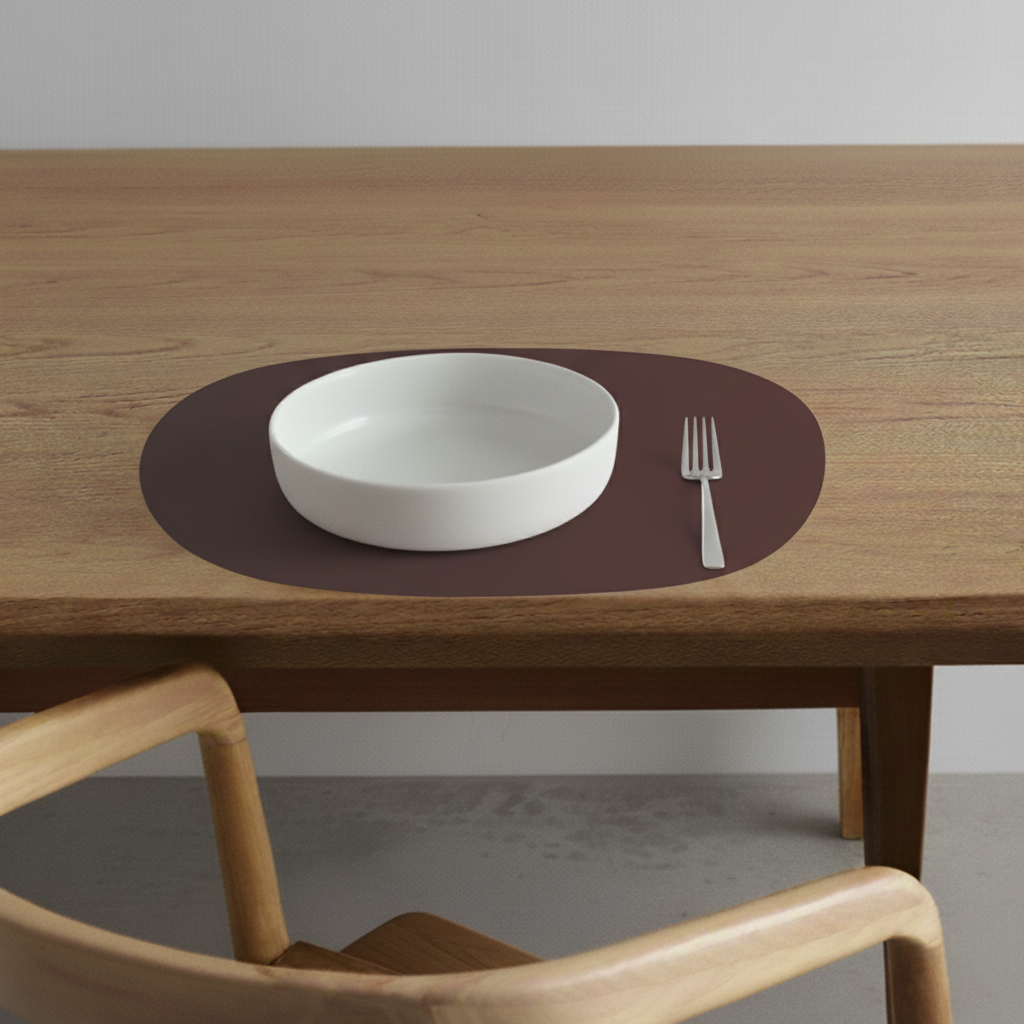 Mantel individual ovalado