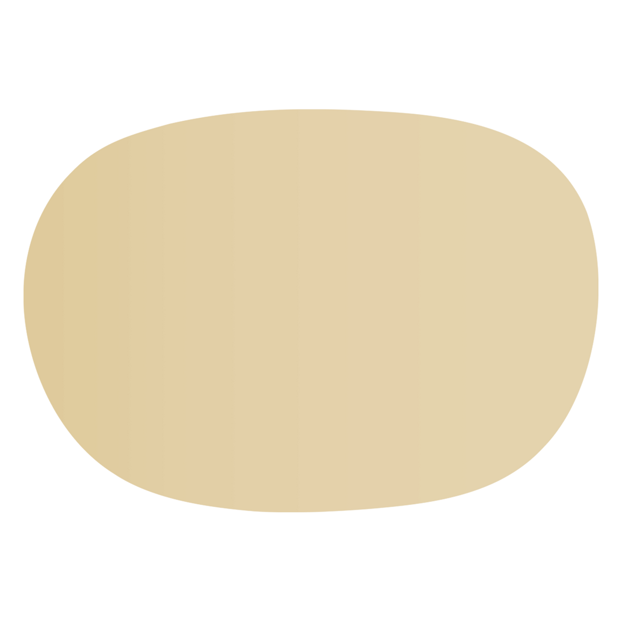 Mantel individual ovalado