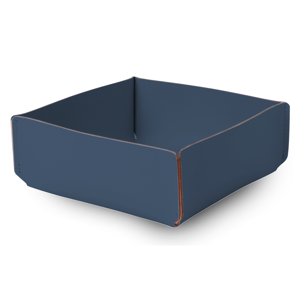 Canasta Ruca Cuadrada L Majolica Blue