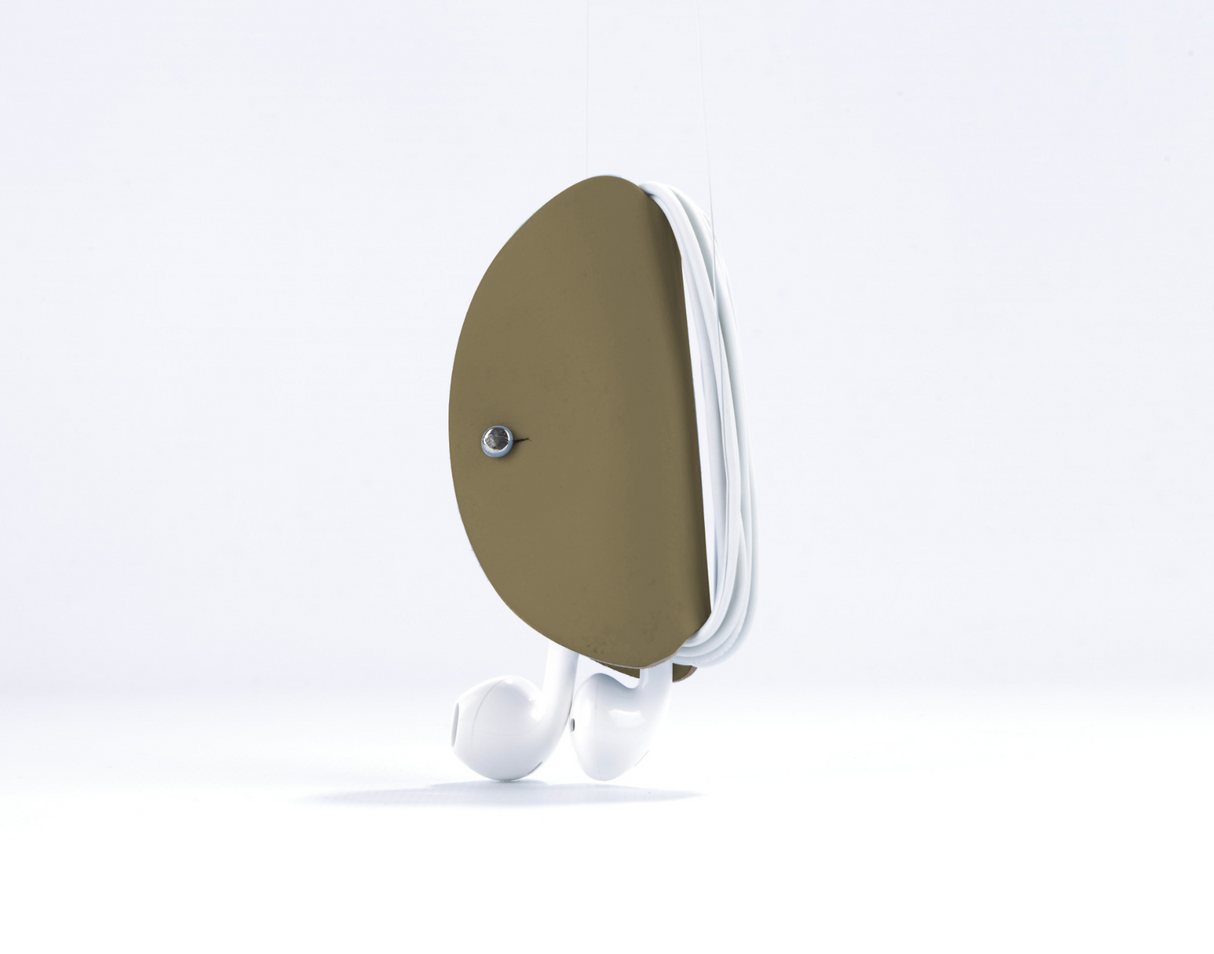 Olive earphone holder