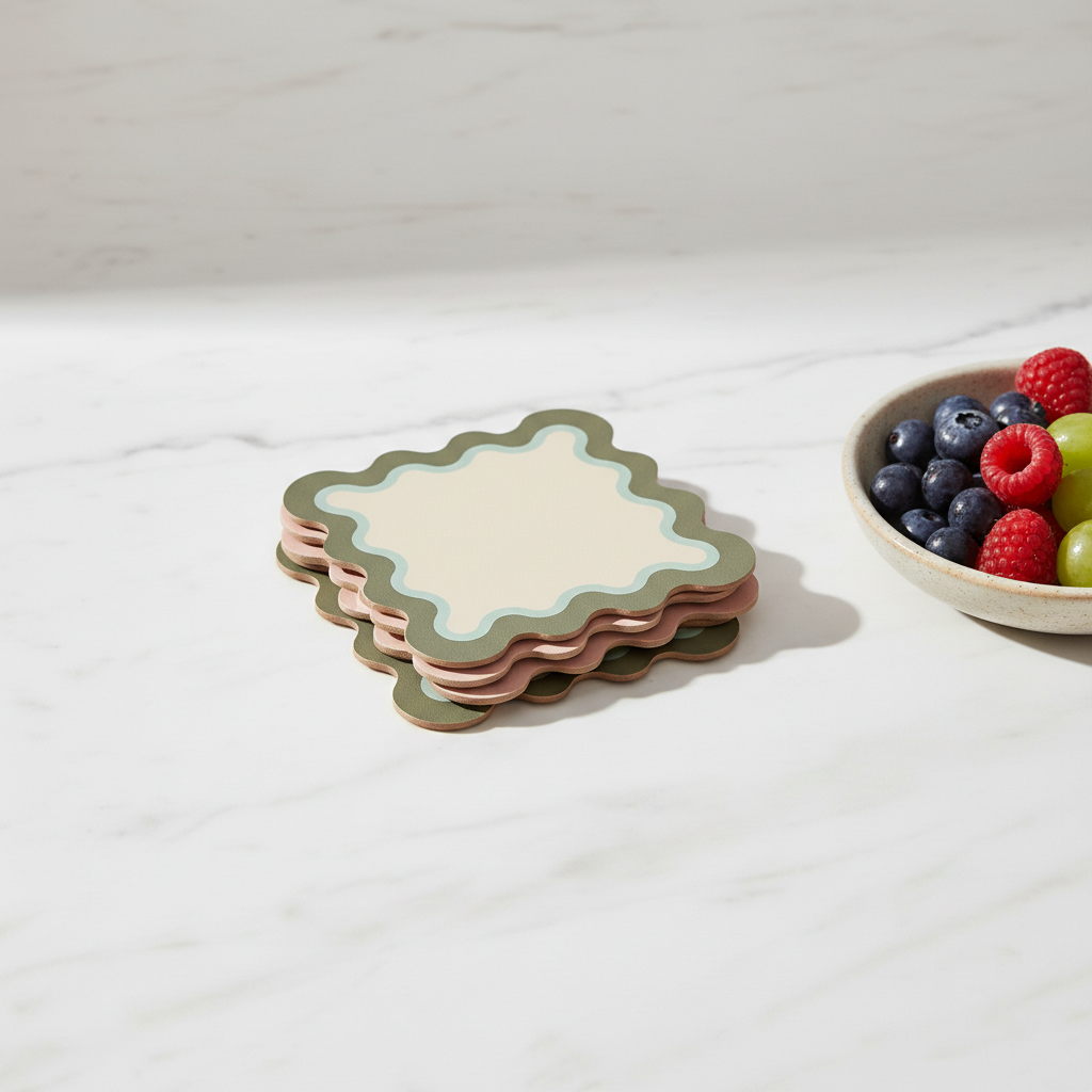 Posavasos cuadrado Ondas (x1)