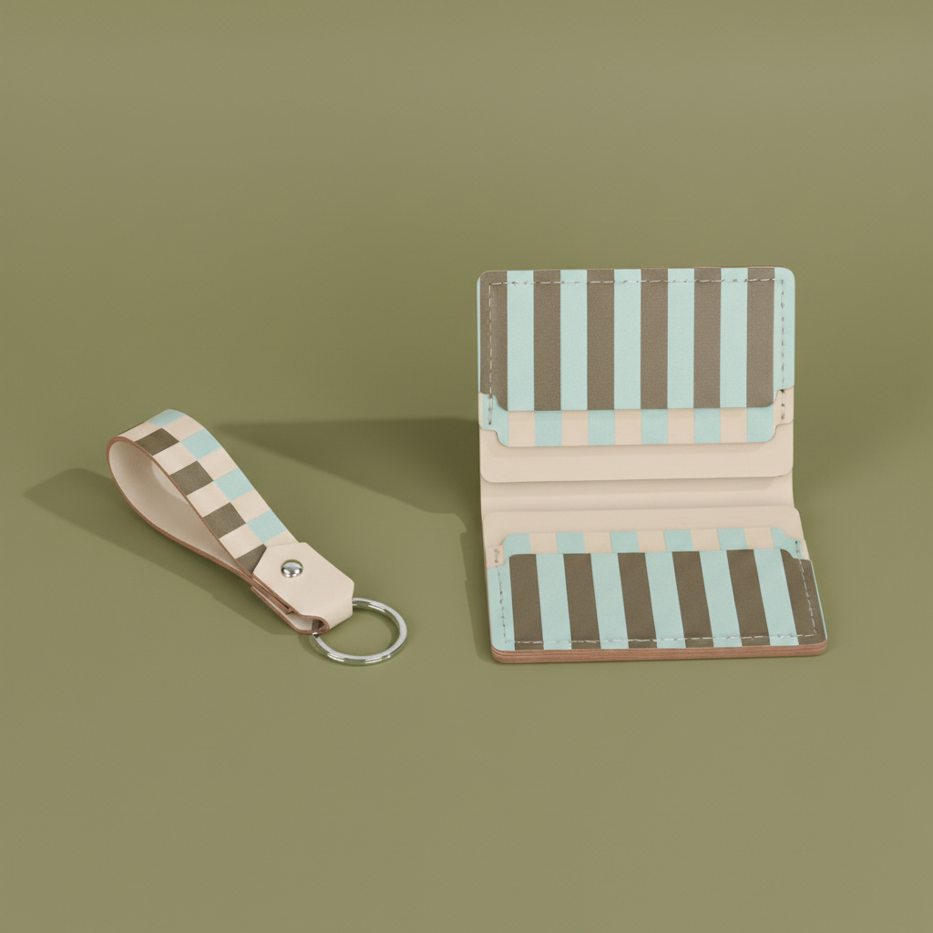 Double Stripes Card Holder