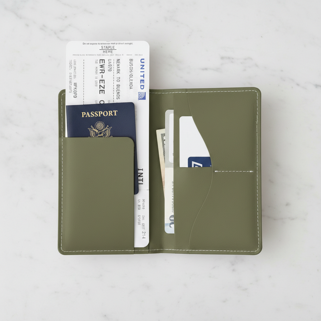 Olive Passport Holder