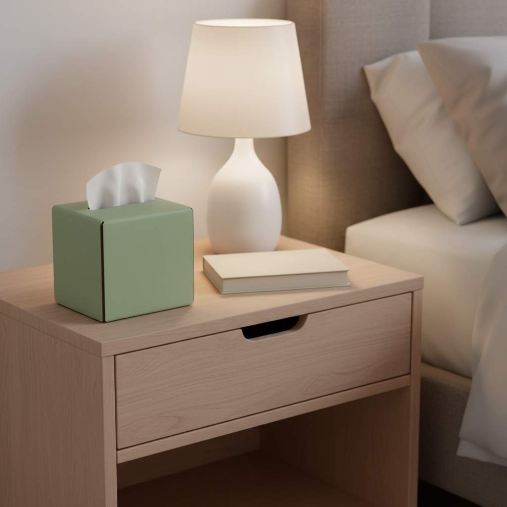 Caja pañuelos cuadrada