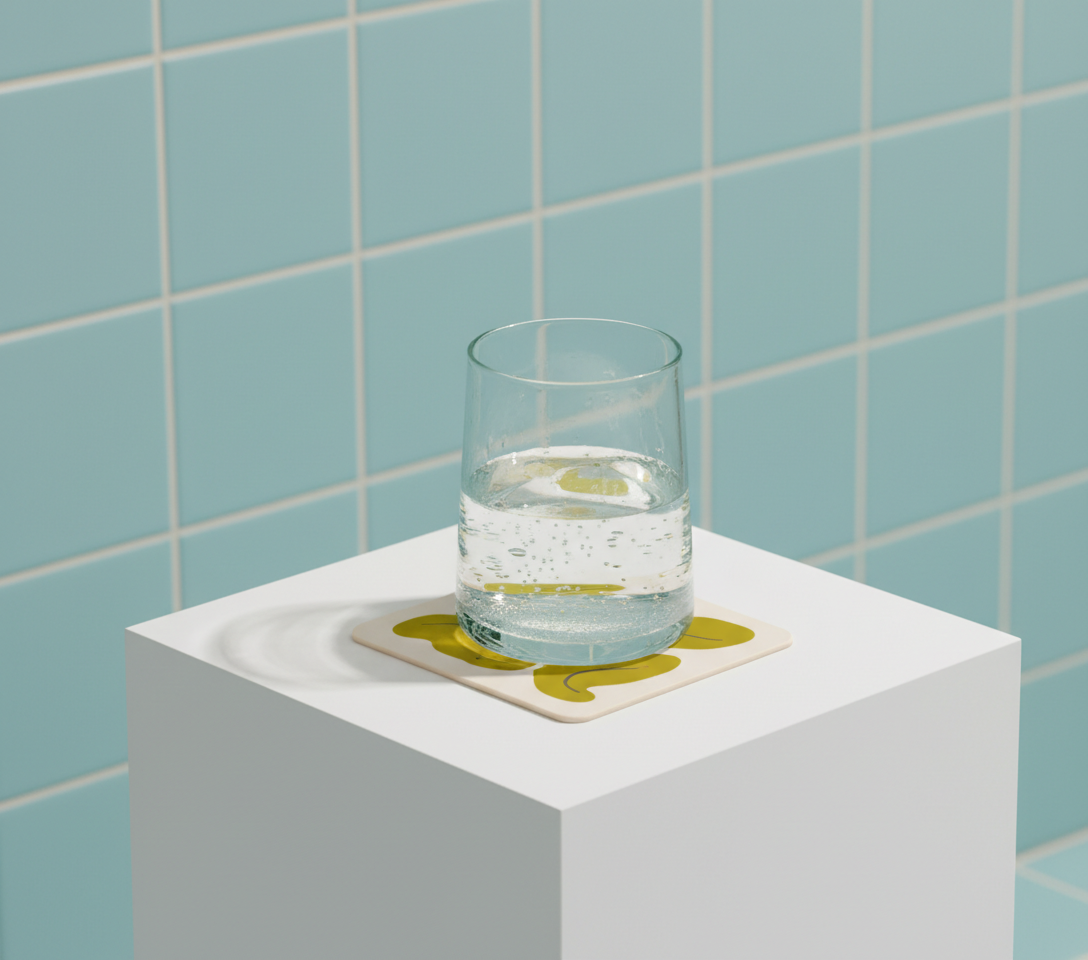 Square seaweed coaster (x1)