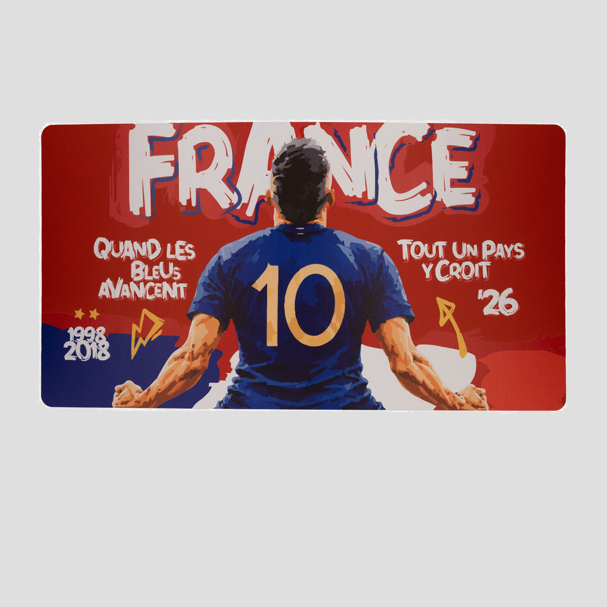 Alfombrilla Escritorio Rectangular Campeones Francia