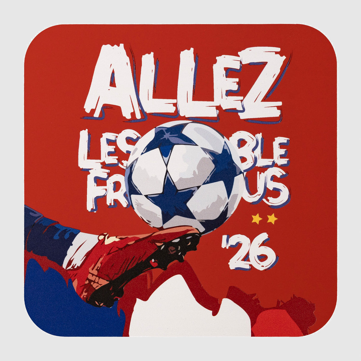 Mouse Pad Cuadrado Campeones Francia