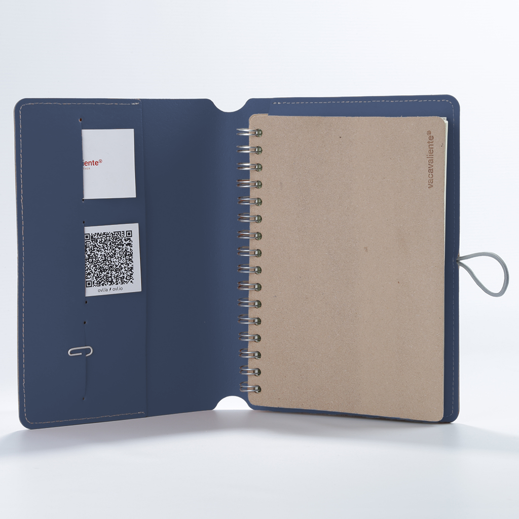Cuaderno Madison A5 Rayado Azul Majólica