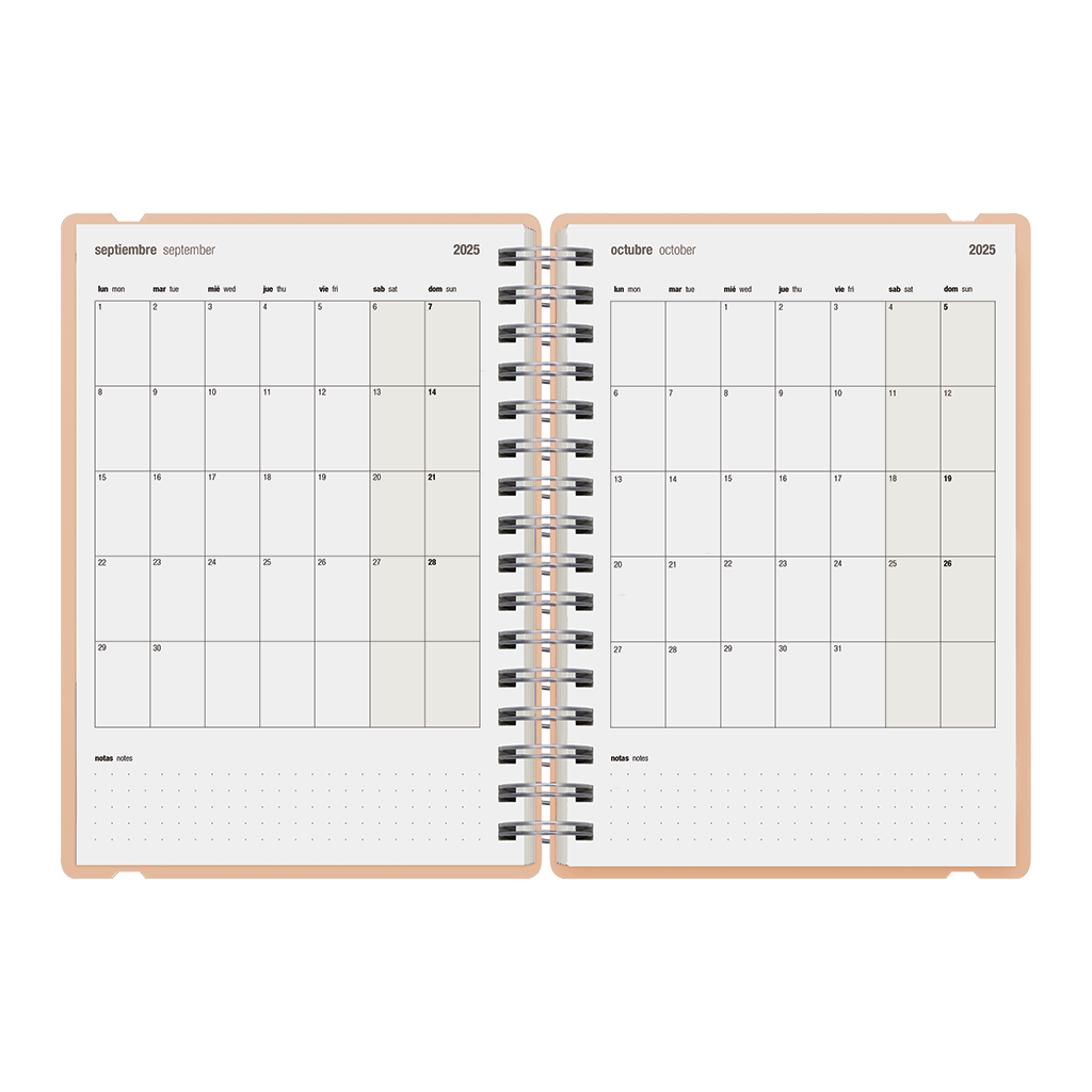 Agenda Escolar Studio A5 Diaria 25/26 Sakura - Pink Sand