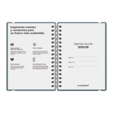 Agenda Escolar Studio A5 Semanal 25/26 Sakura - Eucalyptus