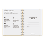 Agenda Escolar Studio A5 Diaria 25/26 Pumpkin Orange
