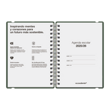 Agenda Escolar Studio A5 Diaria 25/26 Mint