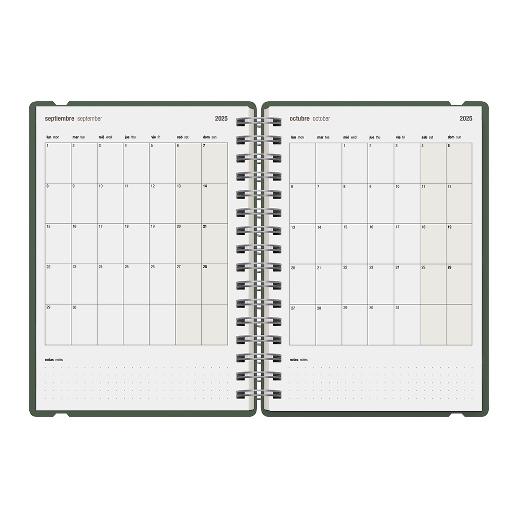 Agenda Escolar Studio A5 Diaria 25/26 Mint