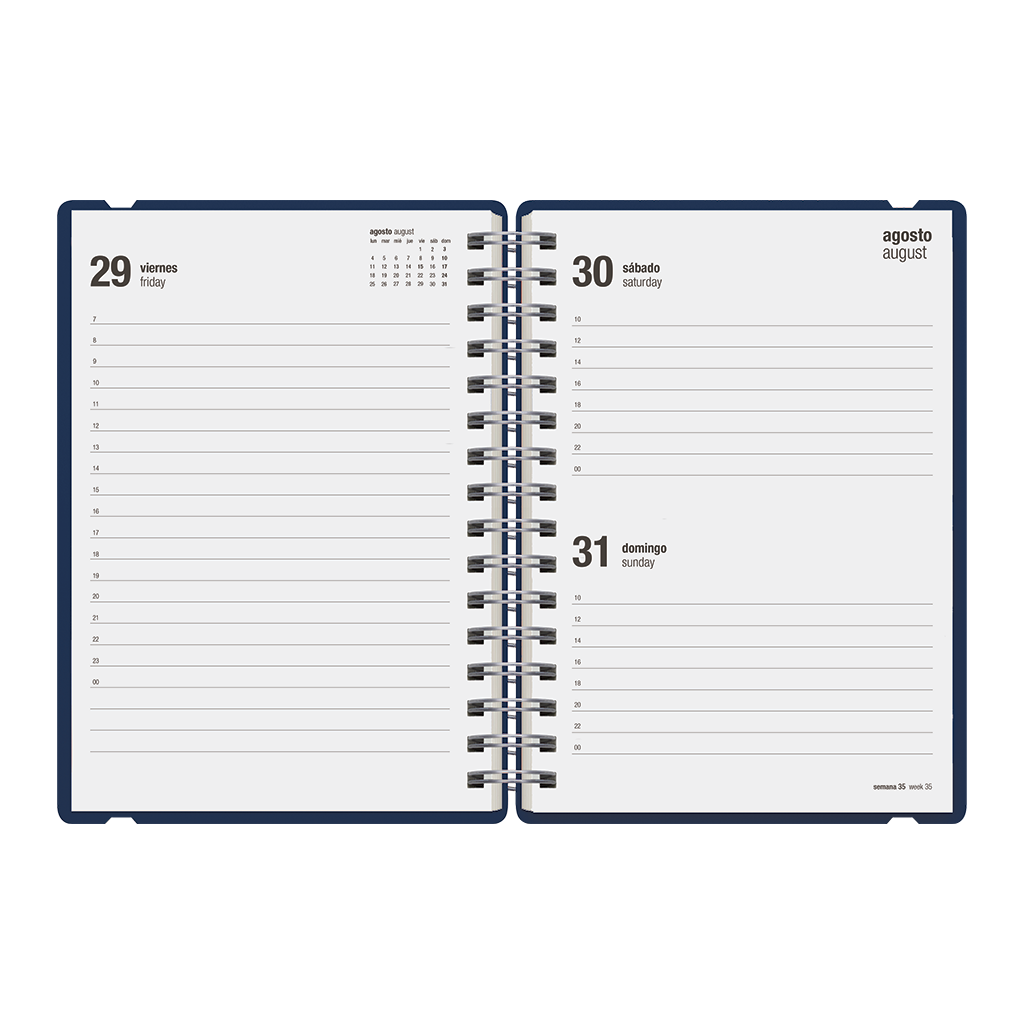 Agenda Escolar Studio A5 Diaria 25/26 Under the Sea - Night Blue