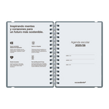 Agenda Escolar Studio A5 Diaria 25/26 Tempest Blue