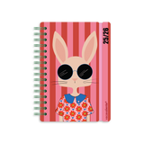 Agenda Escolar Studio A5 Diaria 25/26 Bunny Hipster