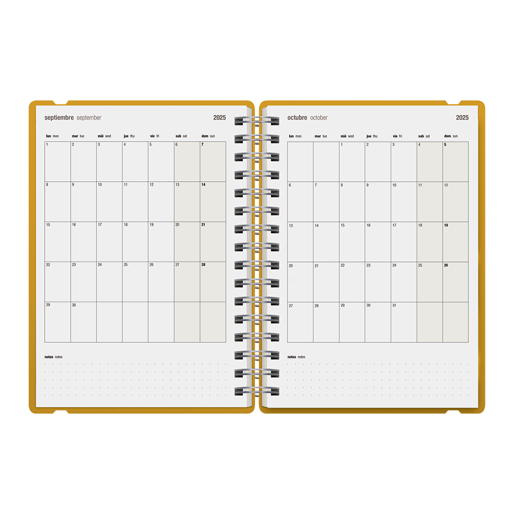 Agenda Escolar Studio A5 Semanal 25/26 Pumpkin Orange