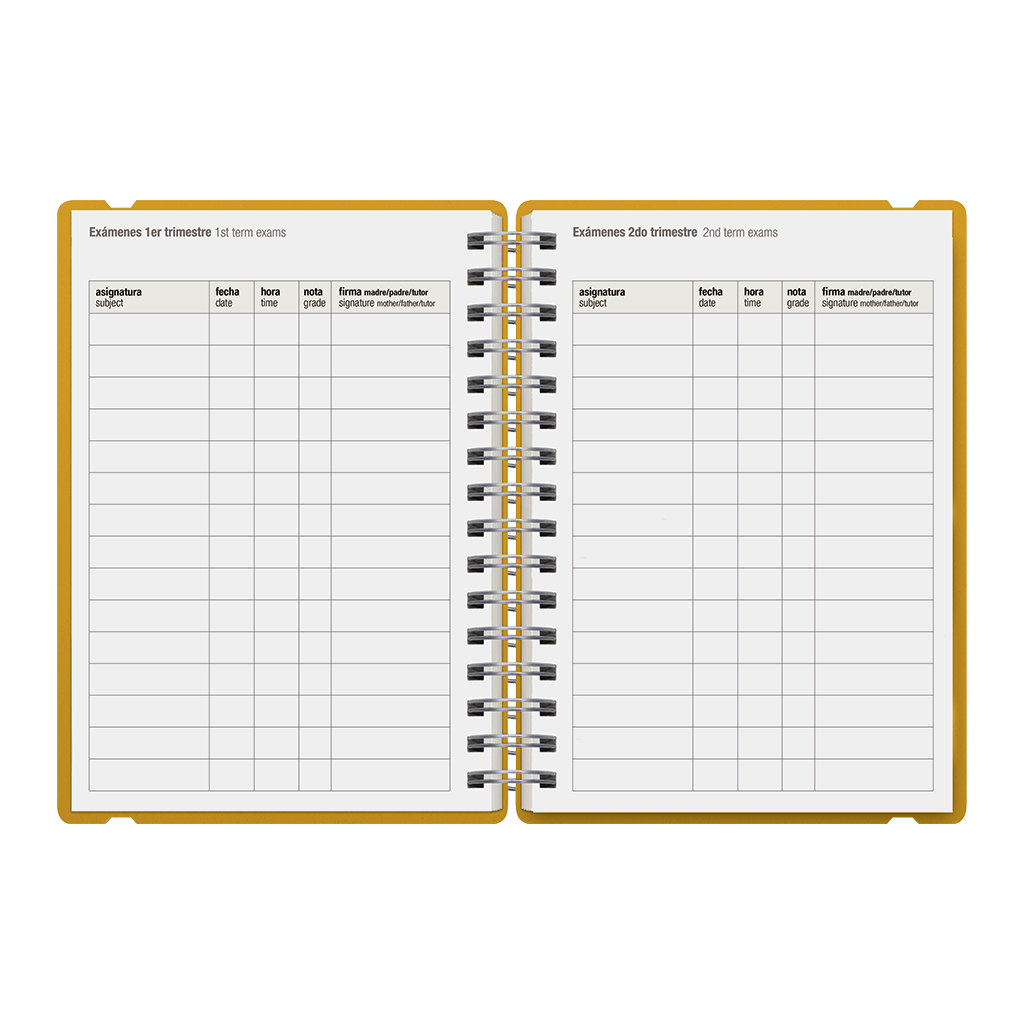 Agenda Escolar Studio A5 Semanal 25/26 Pumpkin Orange