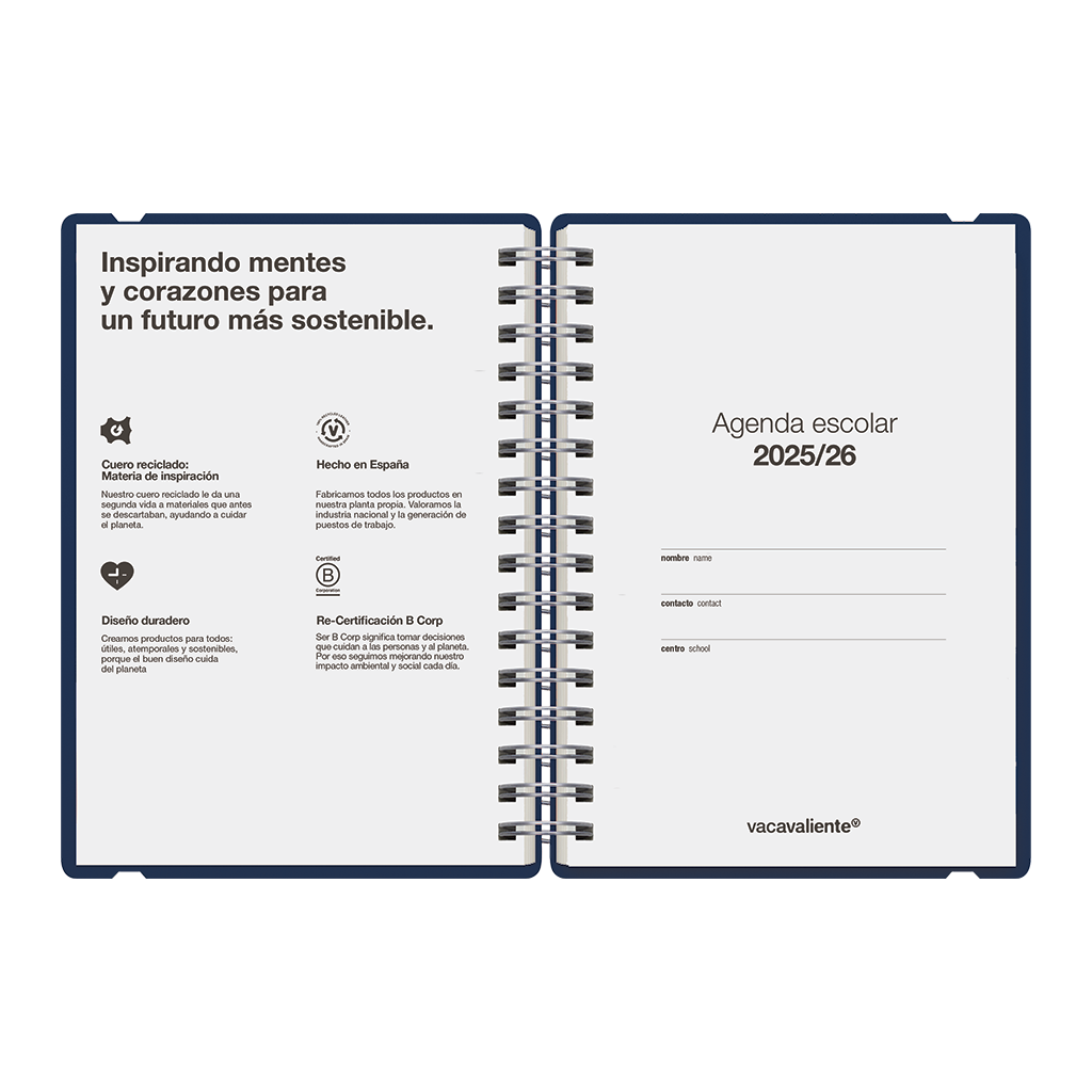 Agenda Escolar Studio A5 Semanal 25/26 Under the Sea - Night Blue