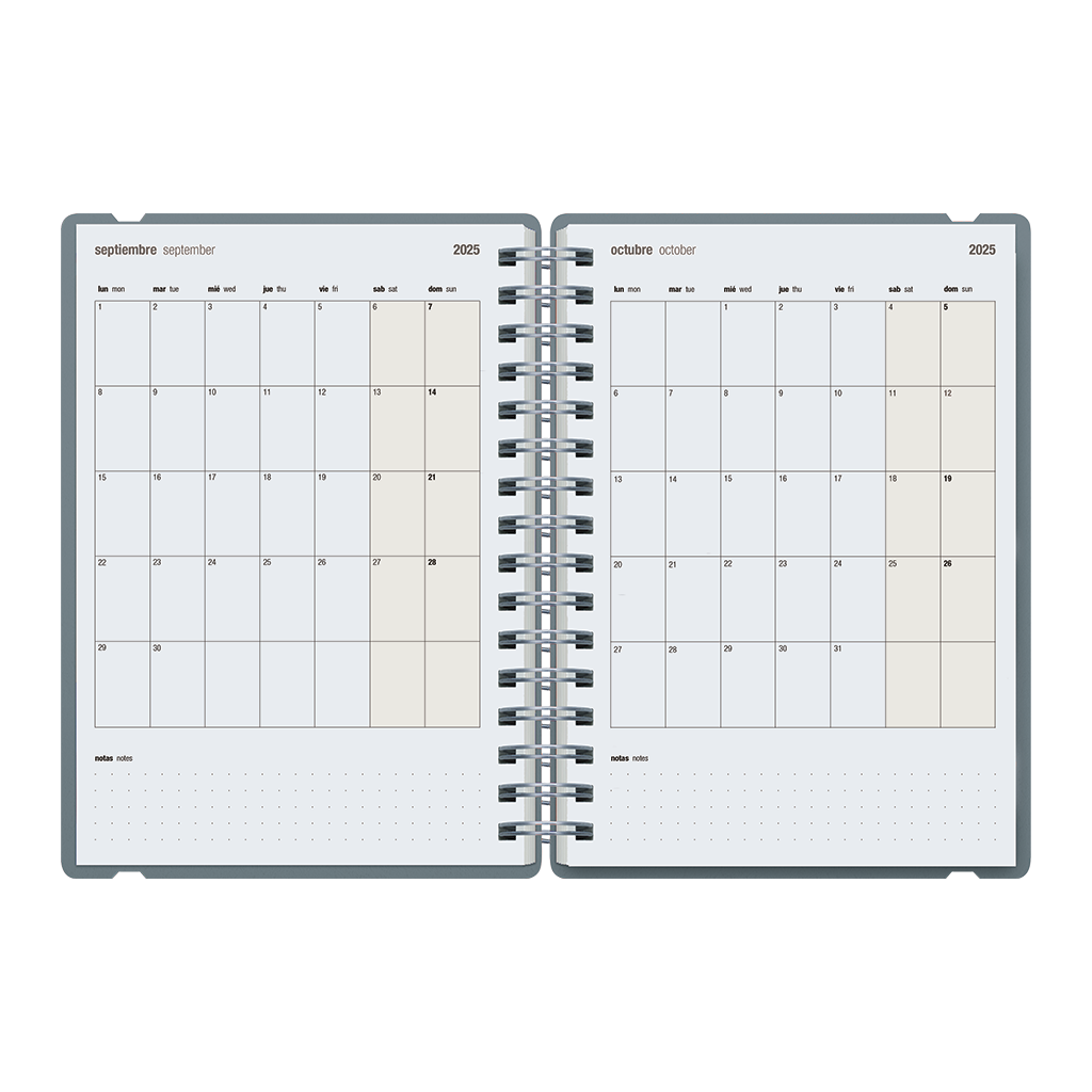 Agenda Escolar Studio A5 Semanal 25/26 Tempest Blue