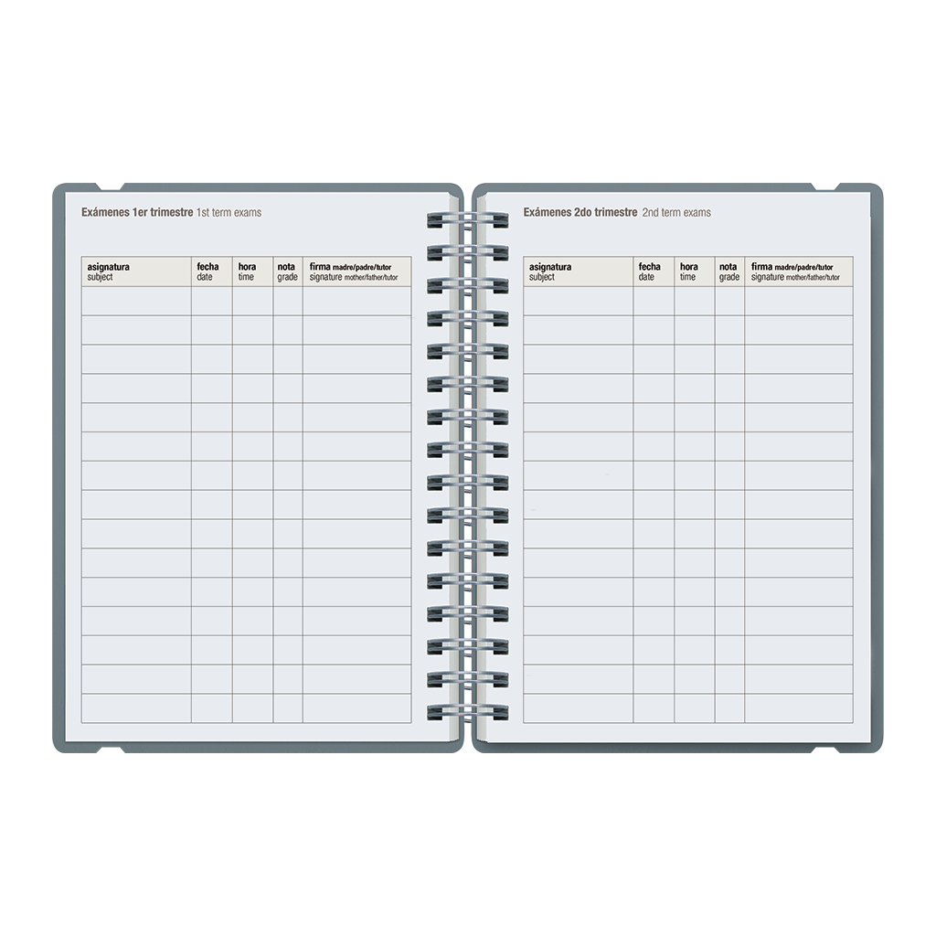 Agenda Escolar Studio A5 Semanal 25/26 Tempest Blue