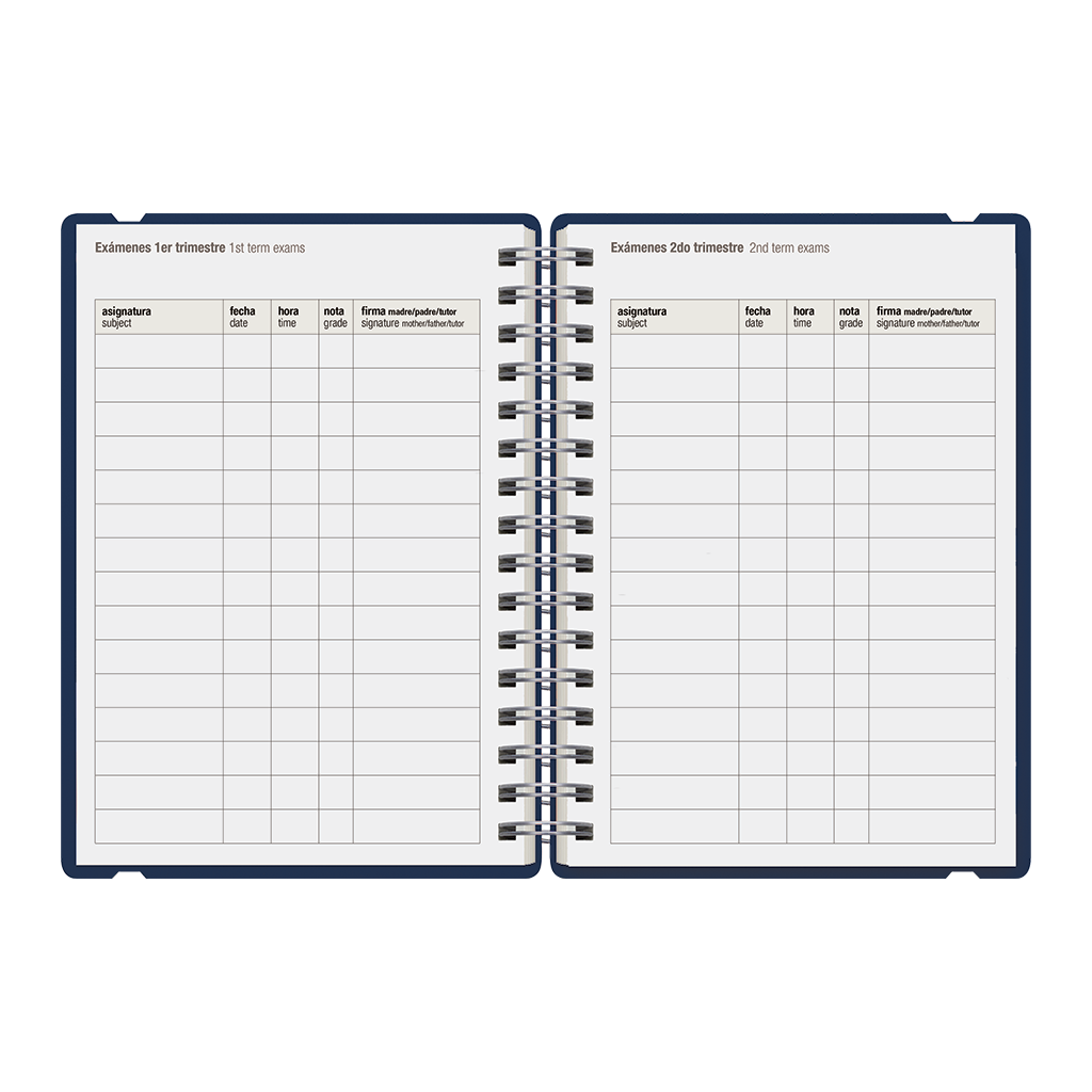 Agenda Escolar Studio A5 Semanal 25/26 Majolica Blue