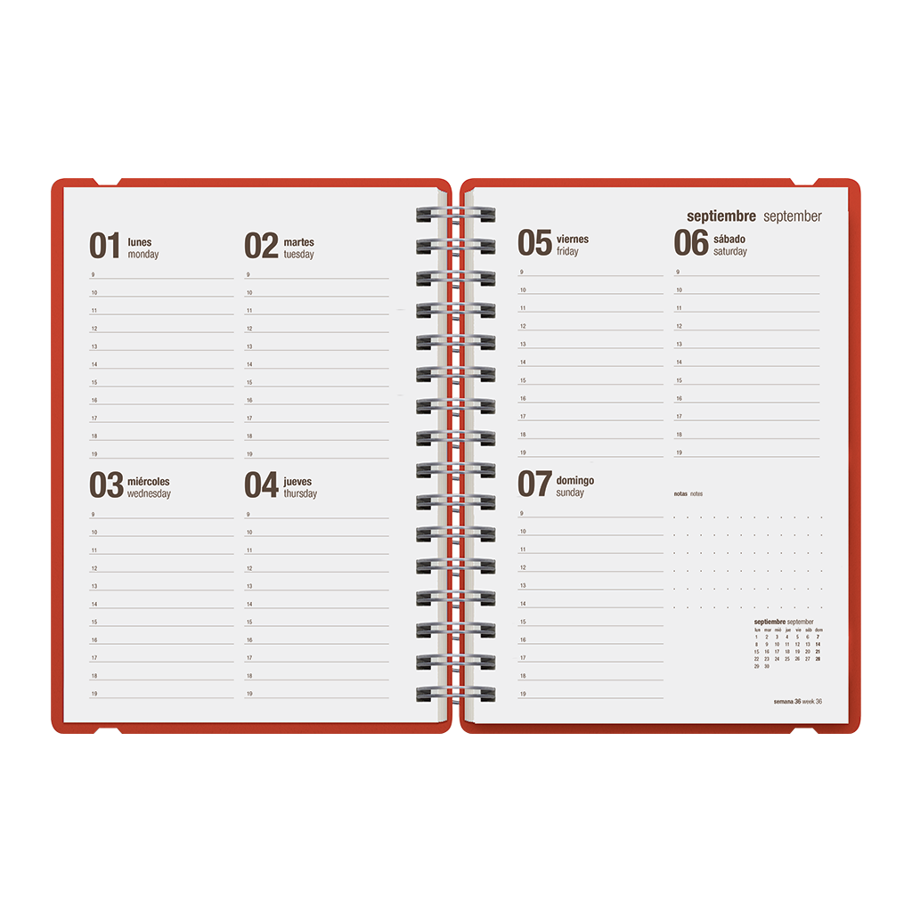 Agenda Escolar Studio A5 Semanal 25/26 Bunny Hipster