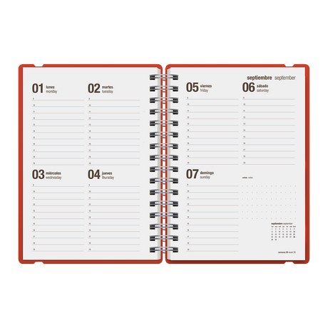 Agenda Escolar Studio A5 Semanal 25/26 Bunny Hipster