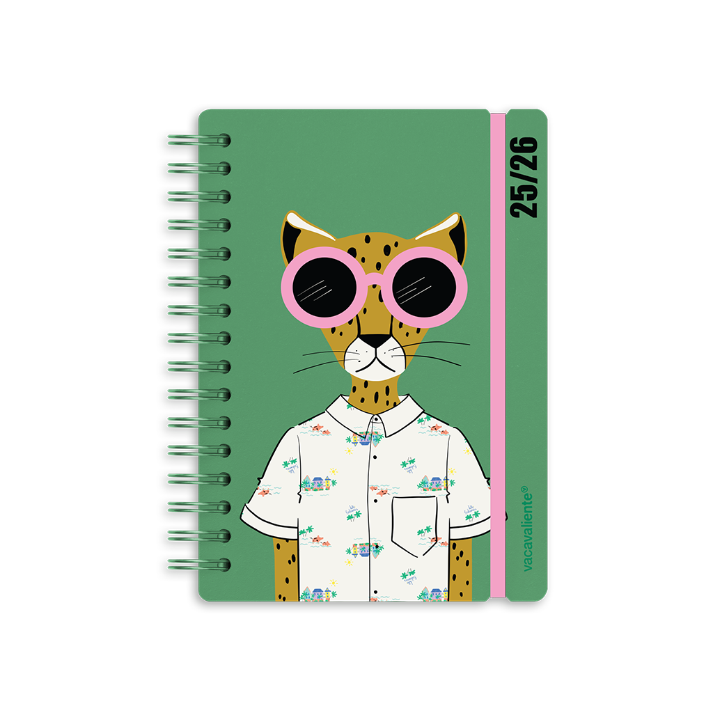 Agenda Escolar Studio A5 Semanal 25/26 Leo Hipster