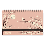 Agenda Escolar 25/26 Semanal Pocket Sakura - Pink Sand