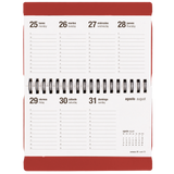 Agenda Escolar 25/26 Semanal Pocket Red Clay